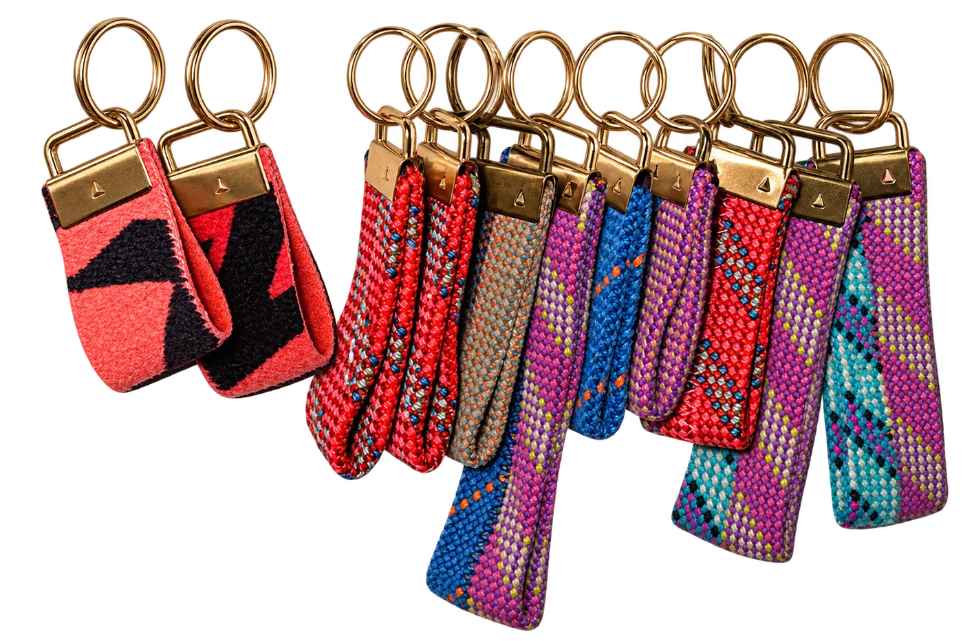 Short rope & skin keychain